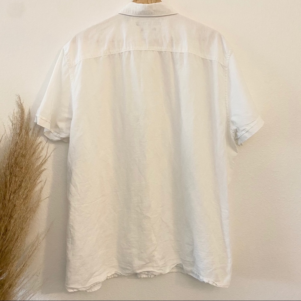 Perry Ellis Linen Button Down - Picture 2 of 4